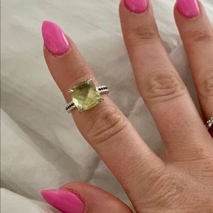 David Yurman Châtelaine Ring, Lemon Citrine 11mm